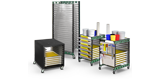 Screen Printing Utility Carts and Organizers